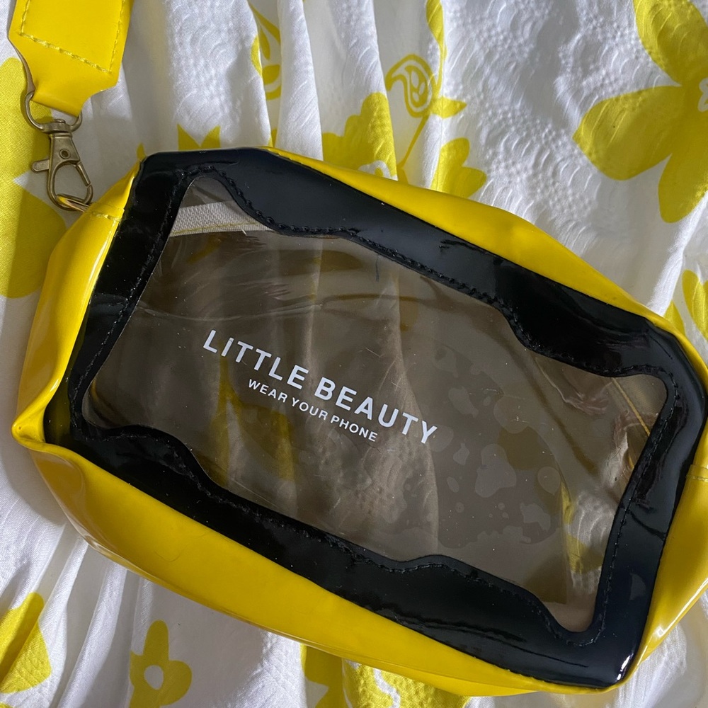 Mini Leather Graphic Crossbody Bag